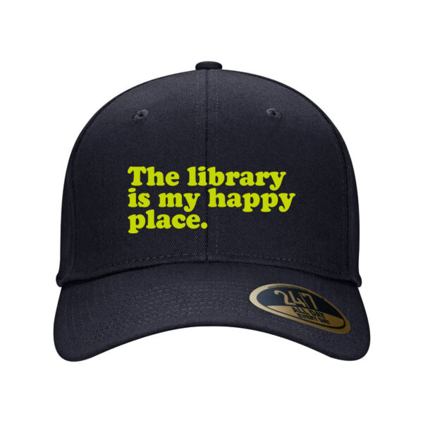 Embroidered Snap Back Cotton Twill Cap Thumbnail